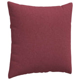 Cuscini da Divano 2 pcs Rosso Vino 60 x 60 cm Tessuto