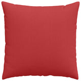 Cuscini da Divano 2 pcs Rosso 60 x 60 cm Tessuto