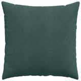 Cuscini da Divano 2 pcs Verde Scuro 60 x 60 cm Tessuto in Cords