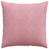 Cuscini da Divano 2 pcs Rosa 60 x 60 cm Tessuto in Cords