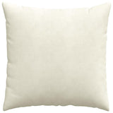 Cuscini da Divano 2 pcs Crema 60 x 60 cm Tessuto in Cords