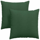 Cuscini da Divano 2 pcs Verde Scuro 60 x 60 cm Tessuto in Cords