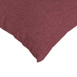 Cuscini da Divano 2 pcs Rosso Vino 80 x 80 cm Tessuto