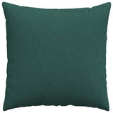 Cuscini da Divano 2 pcs Verde Scuro 80 x 80 cm Tessuto