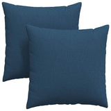 Cuscini da Divano 2 pcs Blu 80 x 80 cm Tessuto