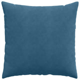 Cuscini da Divano 2 pcs Blu 80 x 80 cm Tessuto in Cords