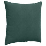Cuscini da Divano 2 pcs Verde Scuro 80 x 80 cm Tessuto in Cords
