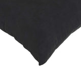 Cuscini da Divano 2 pcs Nero 80 x 80 cm Tessuto in Cords