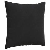 Cuscini da Divano 2 pcs Nero 80 x 80 cm Tessuto in Cords