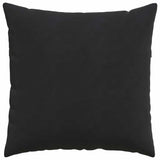 Cuscini da Divano 2 pcs Nero 80 x 80 cm Tessuto in Cords