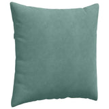 Cuscini da Divano 2 pcs Verde Mare 80 x 80 cm Tessuto in Cords