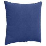 Cuscini da Divano 2 pcs Blu Polizia 80 x 80 cm Tessuto in Cords
