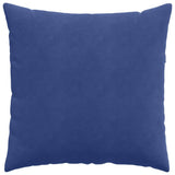 Cuscini da Divano 2 pcs Blu Polizia 80 x 80 cm Tessuto in Cords