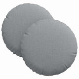 Cuscini per Seduta 2 pcs Grigio chiaro 30 x 13 cm Tessuto