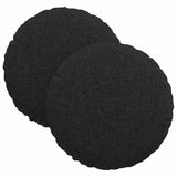 Cuscini per Seduta 2 pcs Nero 30 x 13 cm Tessuto