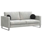 Cuscini per Seduta 2 pcs Nero 30 x 13 cm Tessuto