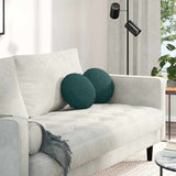 Cuscini per Seduta 2 pcs Verde Scuro 30 x 13 cm Tessuto