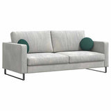 Cuscini per Seduta 2 pcs Verde Scuro 30 x 13 cm Tessuto