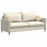 Cuscini per Seduta 2 pcs Crema 30 x 13 cm Tessuto