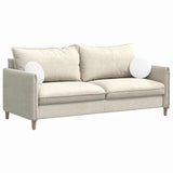 Cuscini per Seduta 2 pcs Bianco 30 x 13 cm Tessuto