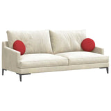 Cuscini per Seduta 2 pcs Rosso 30 x 13 cm Tessuto