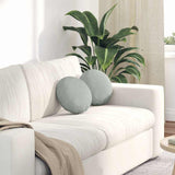 Cuscini per Seduta 2 pcs Grigio chiaro  40 x 13 cm Velluto