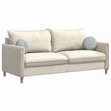 Cuscini per Seduta 2 pcs Grigio chiaro  40 x 13 cm Velluto