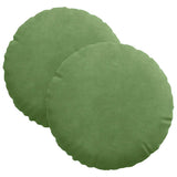 Cuscini per Seduta 2 pcs Verde chiaro  40 x 13 cm Velluto