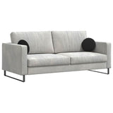 Cuscini per Seduta 2 pcs Nero  40 x 13 cm Velluto