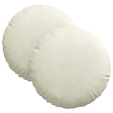 Cuscini per Seduta 2 pcs Crema  40 x 13 cm Velluto