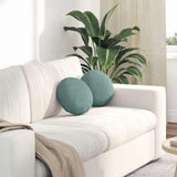 Cuscini per Seduta 2 pcs Verde Mare  40 x 13 cm Velluto