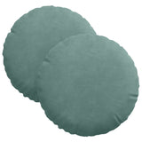 Cuscini per Seduta 2 pcs Verde Mare  40 x 13 cm Velluto