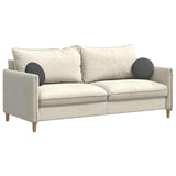 Cuscini per Seduta 2 pcs Grigio scuro  30 cm Tessuto in Cords