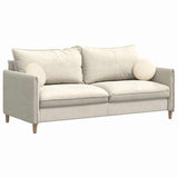 Cuscini per Seduta 2 pcs Crema  30 cm Tessuto in Cords