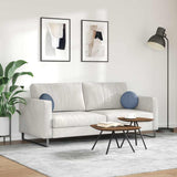 Cuscini per Seduta 2 pcs Blu  30 cm Tessuto in Cords