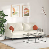 Cuscini per Seduta 2 pcs Rosso Arancio  30 cm Tessuto in Cords