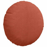 Cuscini per Seduta 2 pcs Rosso Arancio  30 cm Tessuto in Cords