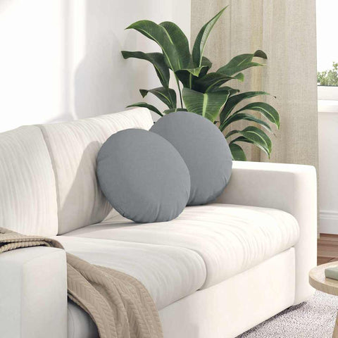 Cuscini per Seduta 2 pcs Grigio chiaro 40 x 13 cm Tessuto