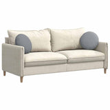 Cuscini per Seduta 2 pcs Grigio chiaro 40 x 13 cm Tessuto