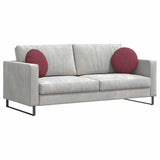 Cuscini per Seduta 2 pcs Rosso Vino 40 x 13 cm Tessuto