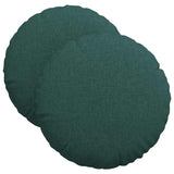 Cuscini per Seduta 2 pcs Verde Scuro 40 x 13 cm Tessuto