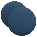 Cuscini per Seduta 2 pcs Blu 40 x 13 cm Tessuto