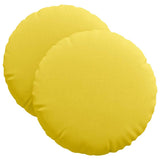 Cuscini per Seduta 2 pcs Giallo Chiaro 40 x 13 cm Tessuto