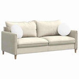 Cuscini per Seduta 2 pcs Bianco 40 x 13 cm Tessuto