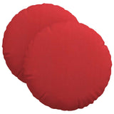 Cuscini per Seduta 2 pcs Rosso 40 x 13 cm Tessuto