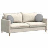 Cuscini per Seduta 2 pcs Grigio Nuvola 40 x 13 cm Tessuto