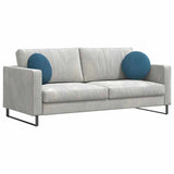 Cuscini per Seduta 2 pcs Blu  40 x 13 cm Velluto