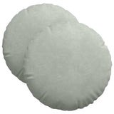 Cuscini per Seduta 2 pcs Grigio chiaro  40 x 13 cm Velluto