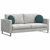Cuscini per Seduta 2 pcs Verde Scuro  40 x 13 cm Velluto