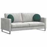 Cuscini per Seduta 2 pcs Verde Scuro  40 x 13 cm Velluto